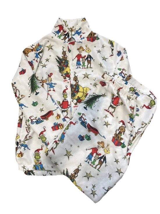 Pottery Barn Other - Pottery Barn Adult XS Grinch Pajamas